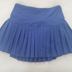 Blue Gold Hinge Pleated skirt
